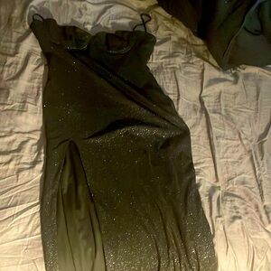 Trixie Maxi Dress - Black Sparkle